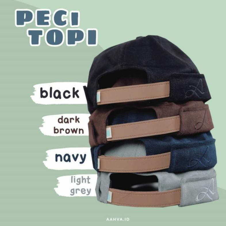 Peci Topi Polos / Peci Unik / Miki Hat Aahva