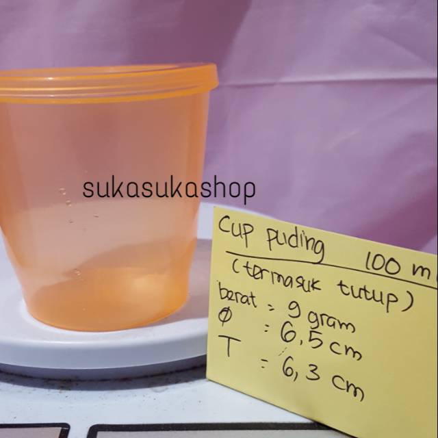 CUP PUDING 150ml isi 10pc CUP PUYO 150ml isi 10pc CUP PUDING SUTRA 150ml  isi 10pc
