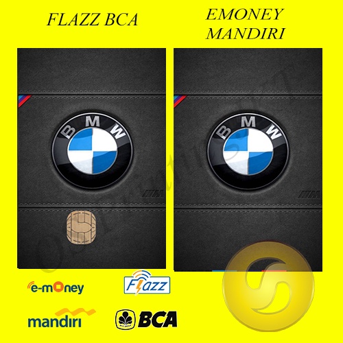 CUSTOM KARTU FLAZZ BCA GENERASI 2 ATAU EMONEY/SALDO 0 - BMW EDITION