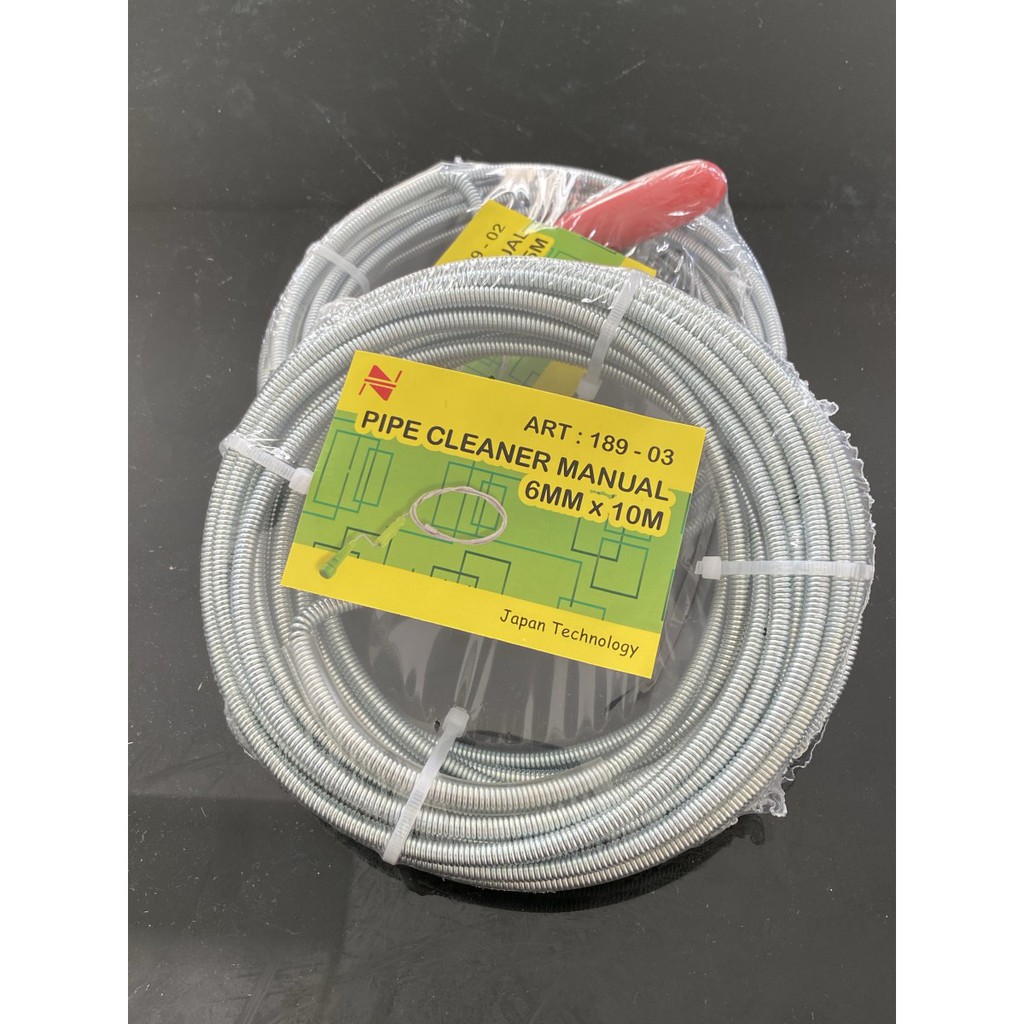 PIPE CLEANER 10 M /ALAT PEMBERSIH PIPA TERSUMBAT MANUAL