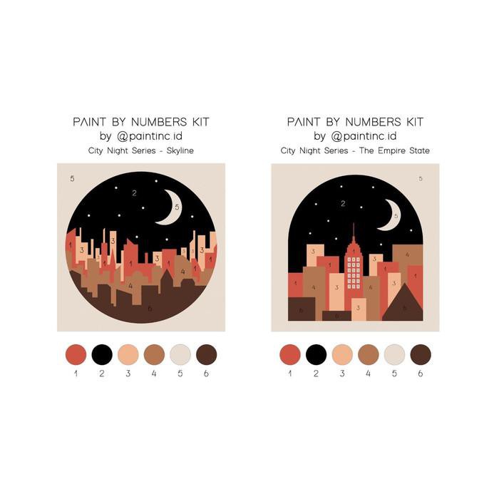 

Art / Paint By Numbers Kit: Set Of 2 City Night Series | Paint Inc. Id - Dengan Kuas