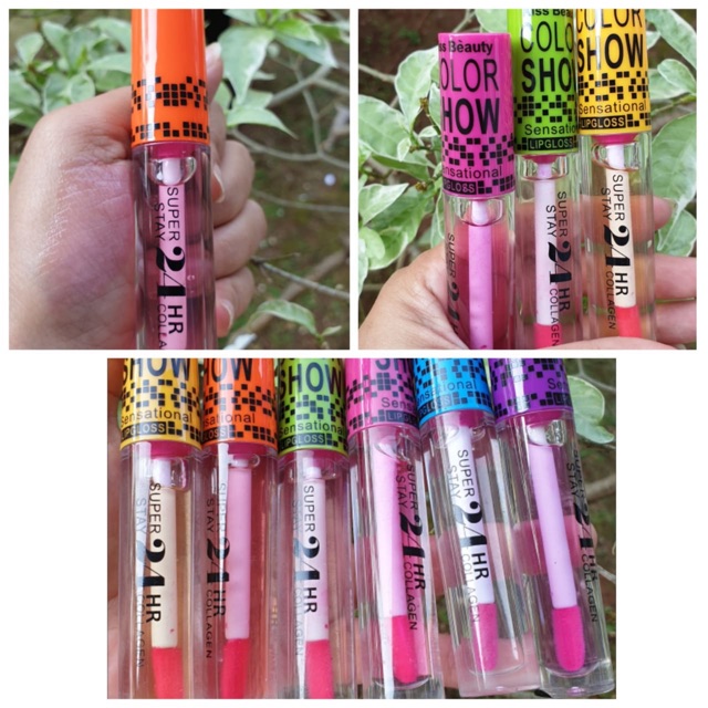 [ ECER ] KISSBEAUTY LIPGLOSS ALOEVERA &amp; HENGFANG GEL FLOWER