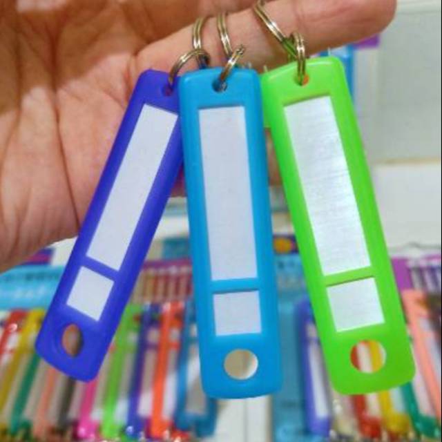 

Gantungan kunci label nama Gunindo isi 12pcs
