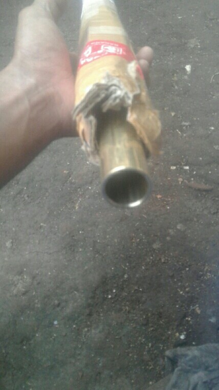 Pipa Kuningan Diameter 25mm Tebal 2mm Panjang 75 Cm