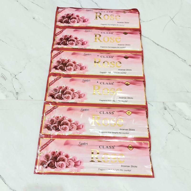 Dupa India Aromaterapi Savitri Rose 6's Renteng