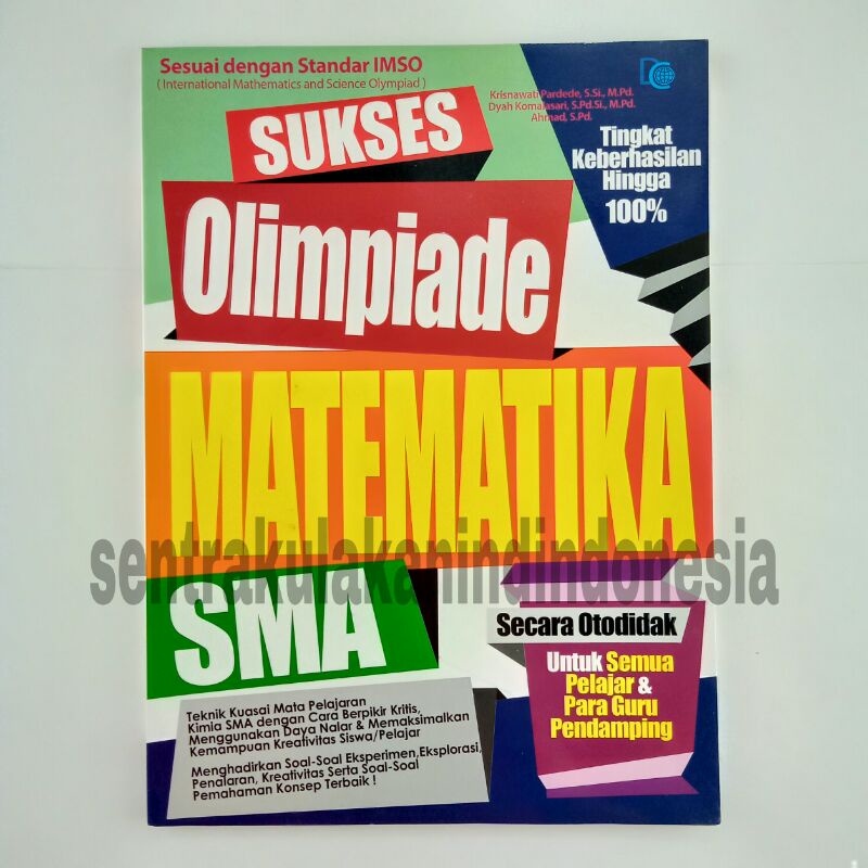 

sukses olimpiade matematika SMA - secara otodidak - untuk semua pelajar & para guru pendamping