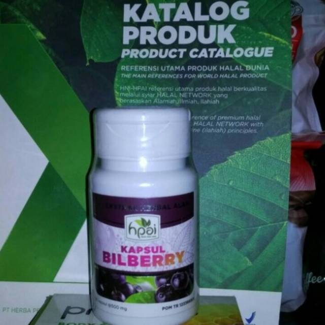 Jual BILBERRY UNTUK KESEHATAN MATA hni hpai Indonesia