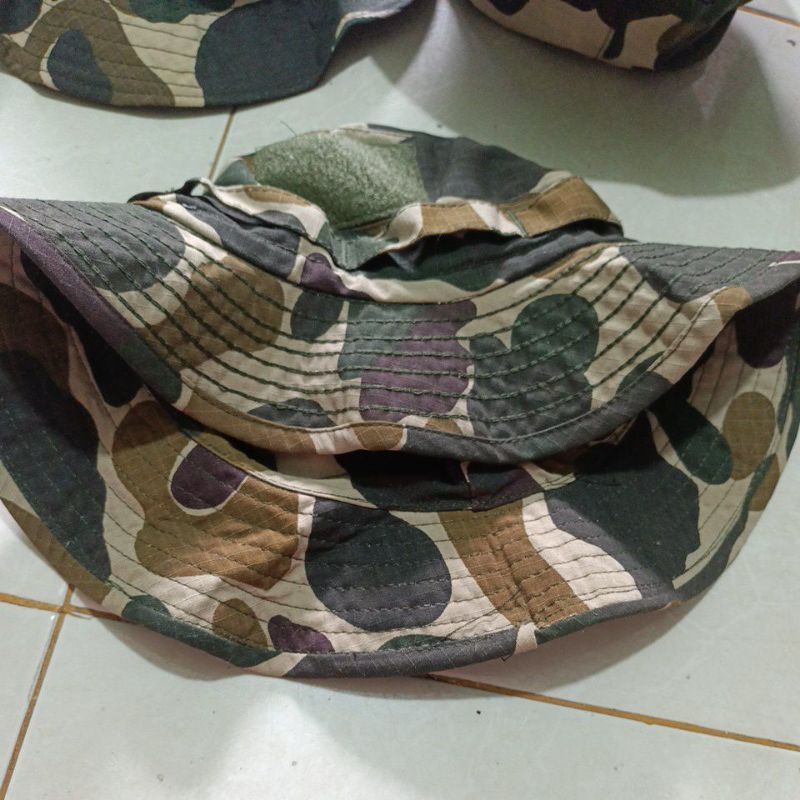 TOPI RIMBA LORENG MALVINAS//BAHAN PALBET //ANTI AIR //TIDAK TEMBus