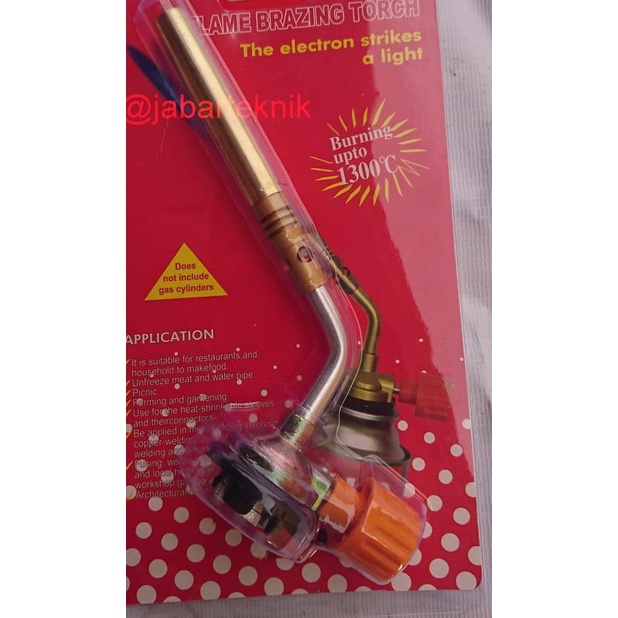 GAS TORCH FLARE TORCH KEPALA GAS KUNINGAN
