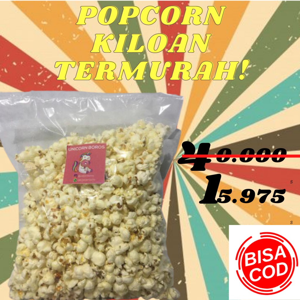 

PROMO!!! TERMURAH POPCORN CARAMEL KILOAN TERBATAS!!!