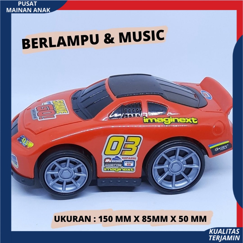 Mobil Baterai Cars Racing new Berlampu &amp; Music SUPER 3D LIGHT VEHICLE MAINAN ANAK LAKI LAKI