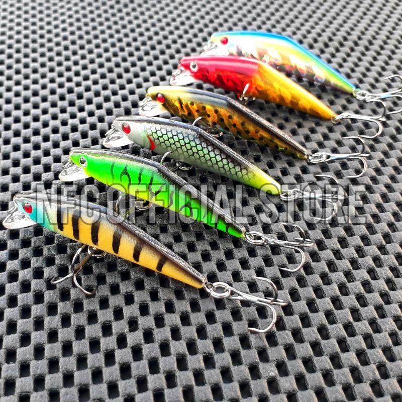 Lure minnow Sinking Replika KRAKEN 6,5cm / 5gram dan 5,5gram Rekomendasi untuk Ultralight casting