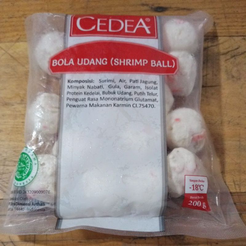 

SHRIMP BALL CEDEA 200GR