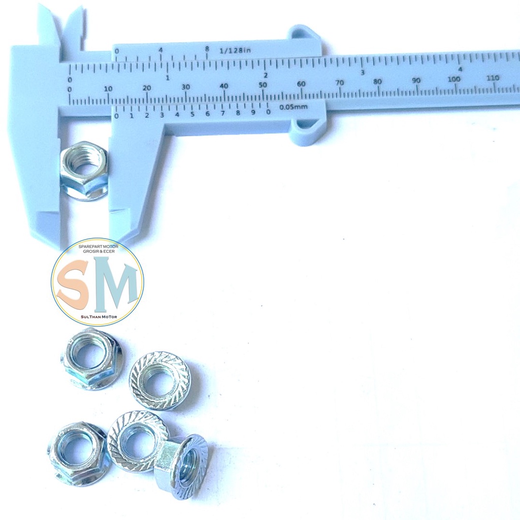 Mur Flange M8 Kunci 12mm Stainless