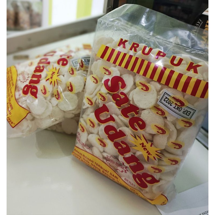

KRUPUK SATE UDANG 1 biji 12 rb