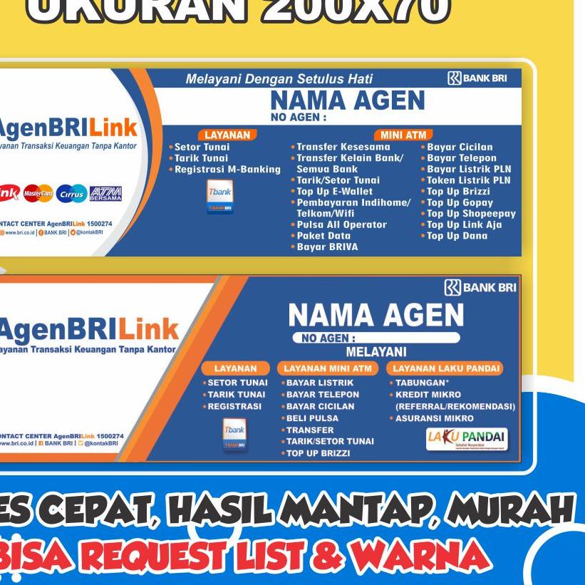 Promo Akhir Bulan|SQ35|Banner Agen BRILink 200X70