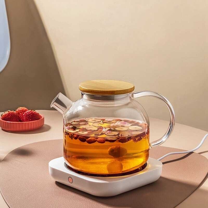 Pemanas Eletrik Tatakan Gelas Kopi Teapot Coaster Warmer Heating Base