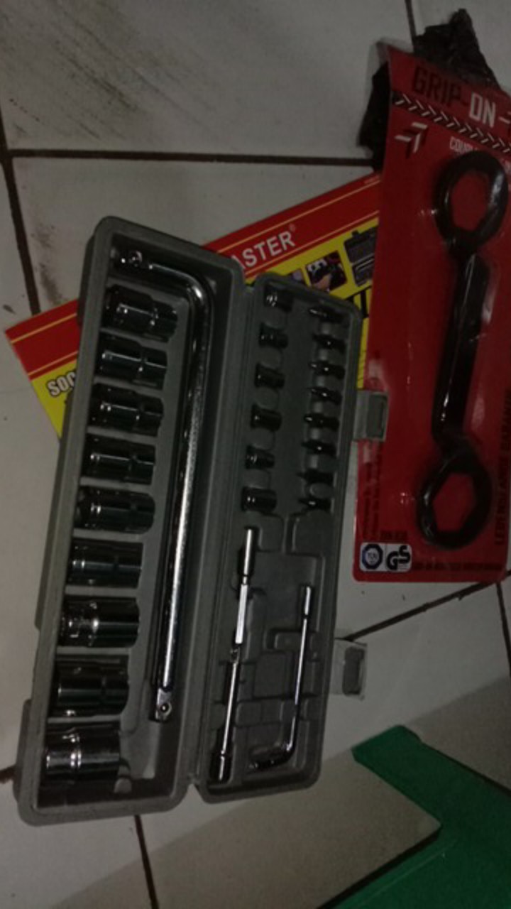 Kunci Sok Set Kenmaster 27 Pcs Socket Wrench Kenmaster 27pcs