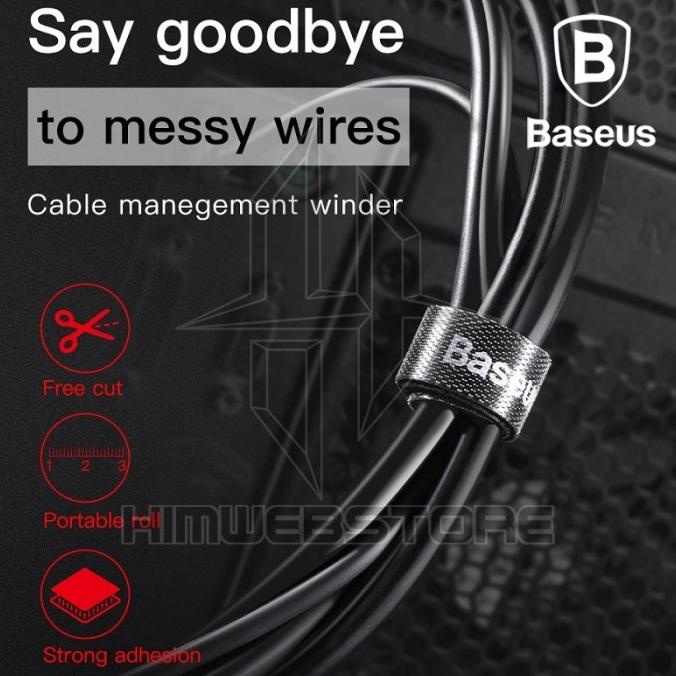 

Baseus Strap Pengikat Kabel Serba Guna Velcro Ties Cable Organizer