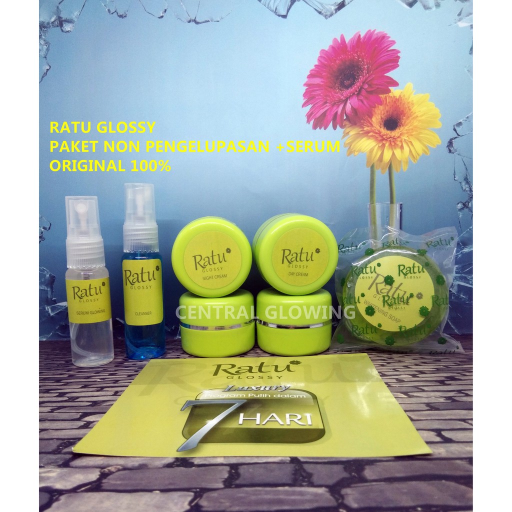 RATU GLOSSY PAKET NON PENGELUPASAN / PAKET KECANTIKAN / PAKET EKSTRA GLOW / PAKET WHITENING GLOW
