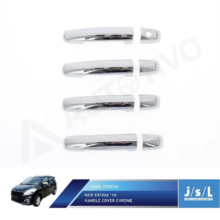 AKSESORIS SUZUKI ERTIGA | AKSESORIS FARIASI TAMBAHAN MOBIL NEW SUZUKI ERTIGA HANDLE COVER CHROME JS-