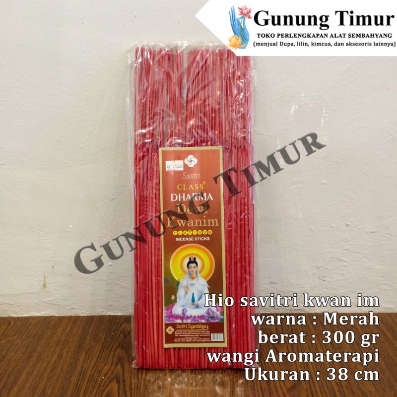 Hio Dupa Savitri Wangi Aromaterapi / Hio Dupa Dewi Kwan Im / Incense Sticks