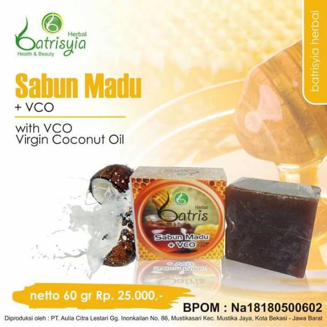 Sabun madu + VCO batrisya