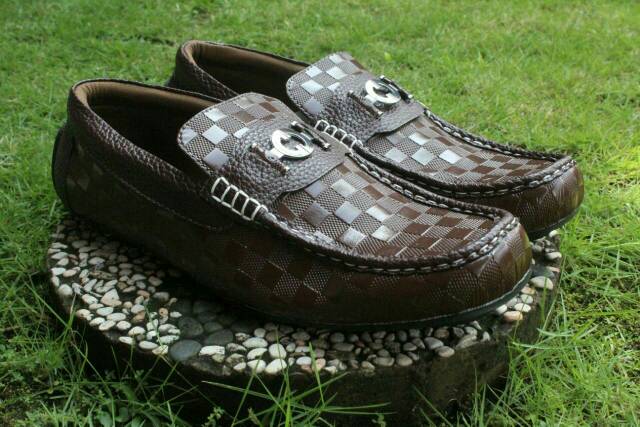 DISC 50% SEPATU SANTAI MOCCASIN KULIT BLACKMASTER ORIGINAL