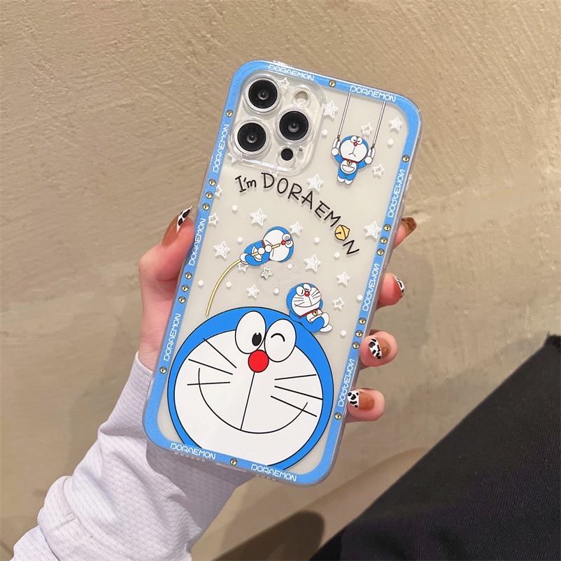 【Ready Stock】Infinix Hot 12 11 11s 10 10T 10i 10s NFC Play Infinix Note 12 G96 11s 11 Pro Hot 9 Play Infinix Smart 9 8 7 6 5 4 Pro Smart 5 2020 Zero 5G Case Anime Doraemon Lens protection Phone Case Silicone Soft Protective Cover