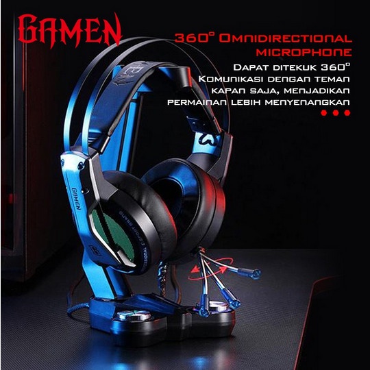 HEADSET HEADPHONE GAMEN GAMING GH1500 RGB