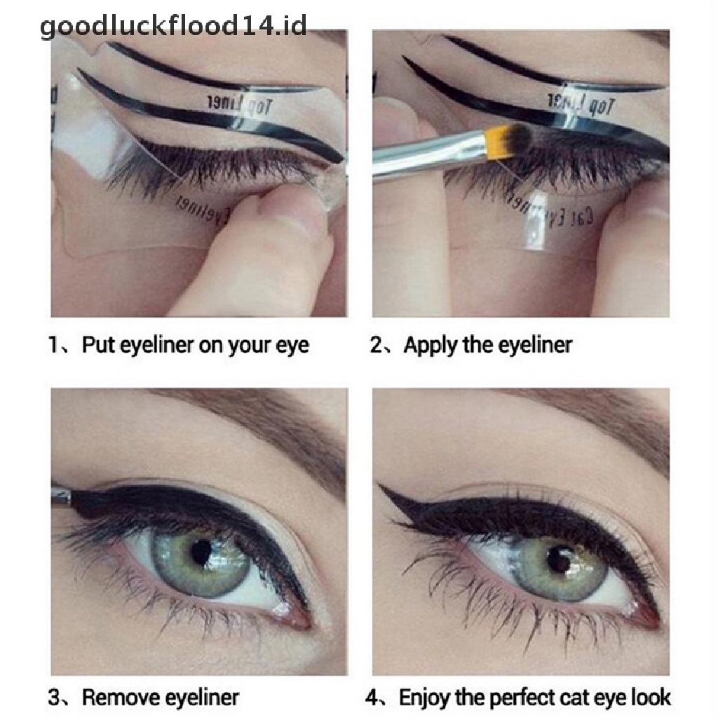 [OOID] Eyeliner Stencil Model Shaping Tool Eyebrow Template Card Eye Shadow Makeup Tool ID