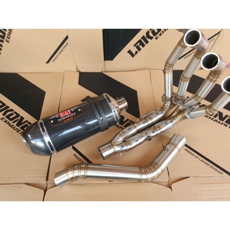 KNALPOT RACING YOSHIMURA R77 CARBON FULLSYSTEM ZX25R ZX 25R ZX25 R
