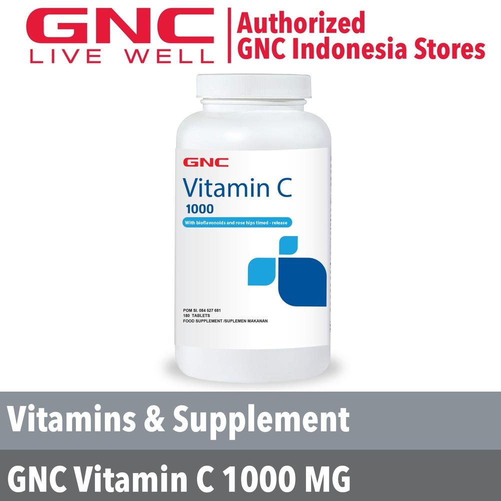Gnc Vitamin C 1000 (017566) - 180 Tablets