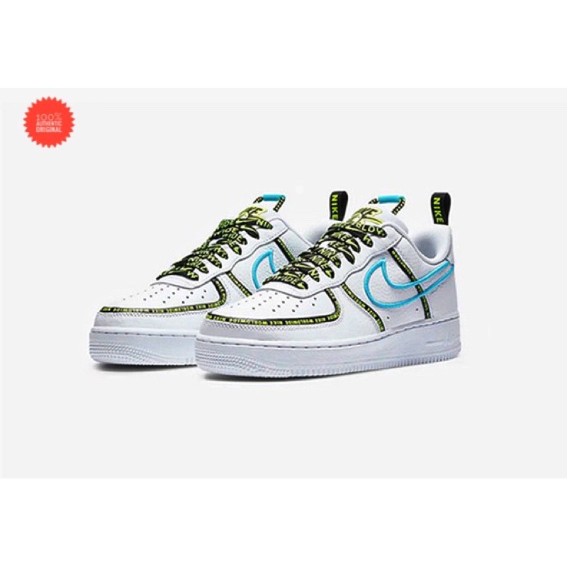 Nike Air Force 1 '07 Worldwide White/Blue Fury/Black/White