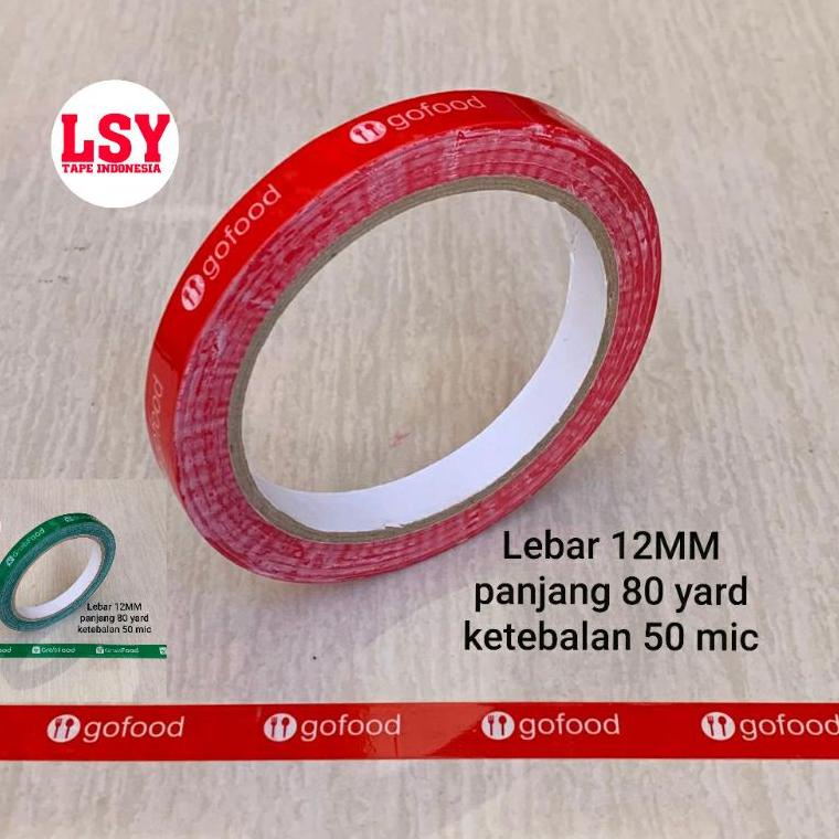 CS0 lakban makanan / isolasi gofood 12mm x 90 yard➭✈ (Dijual )Buruan beli ➭