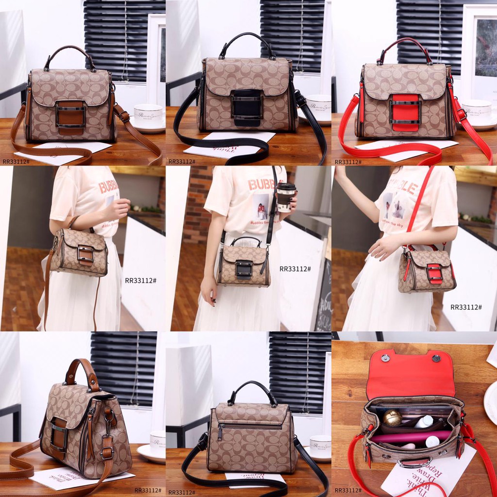 Coach New York Monogram HandBag