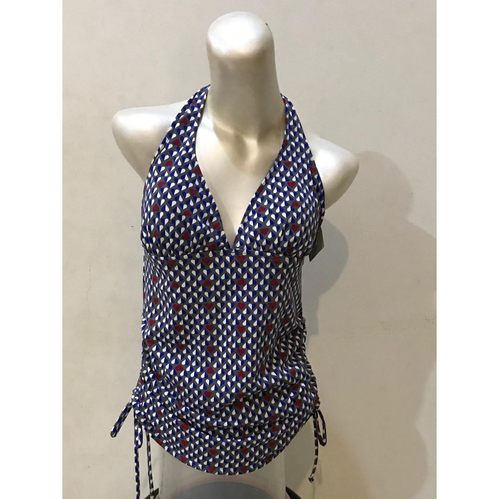 BAJU RENANG SABINA SWIMS ORIGINAL PRELOVED WANITA DEWASA WARNA PUTIH BIRU