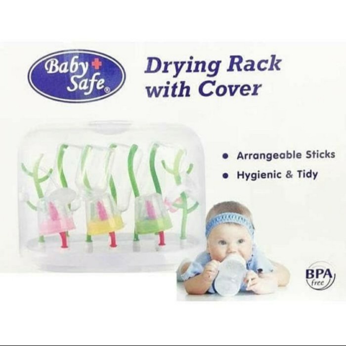 Rak Botol - Baby Safe Rak Pengering Botol Susu / Rak Steril Botol Susu Bayi Cover