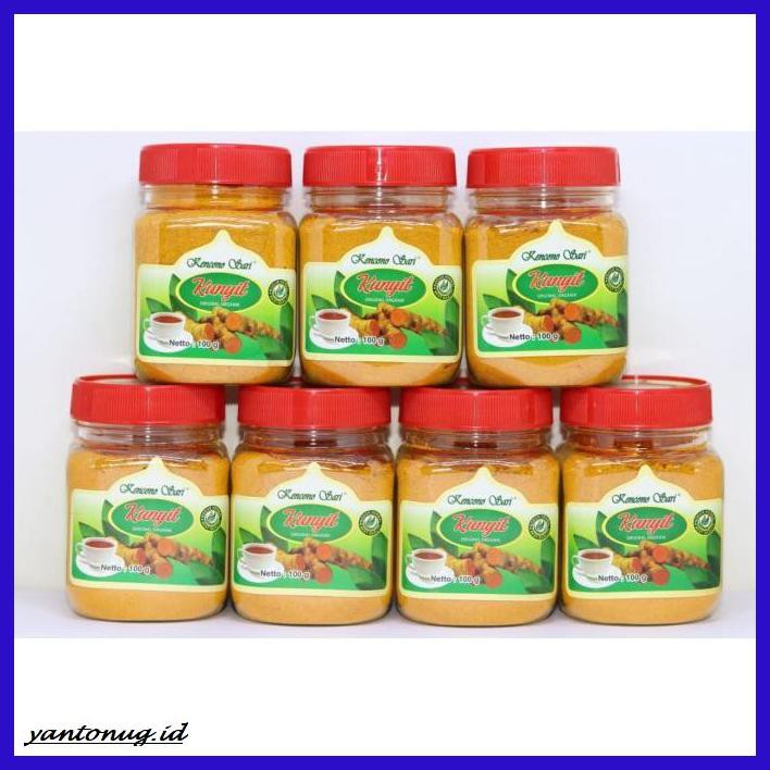 

OBAT-HERBAL- JAMU KUNYIT BUBUK ORIGINAL ORGANIK KENCONO SARI 100 GR 100% ASLI -HERBALITY.