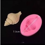 cetakan silikon puding coklat siput laut