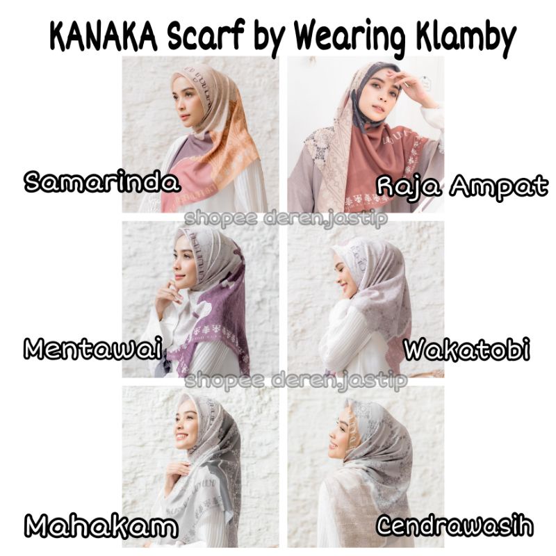Kanaka Scarf SAMARINDA Only by Wearing Klamby