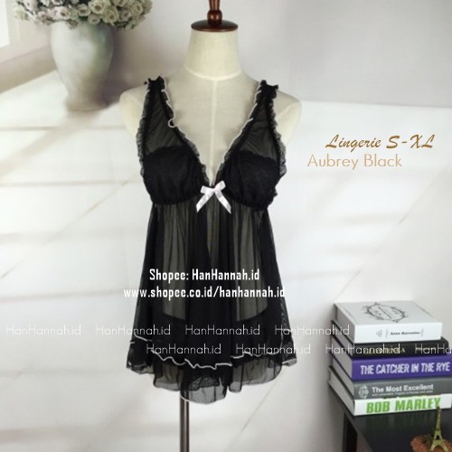 S-XXL Premium Halus / Hannah Lingerie Sexy Original Baju Tidur Seksi Transparan Hot Cantik Isi Seserahan Pengantin S M L XL XXL 655