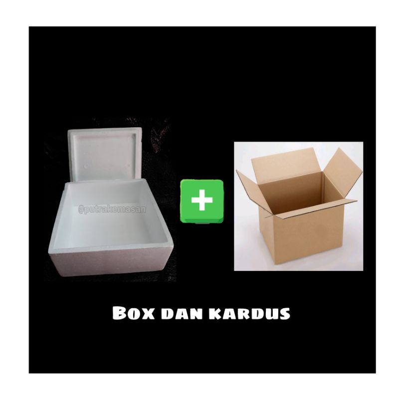 

Kardus dan Box Ice 34×34×15cm / Box Sterofom kotak gabus sterofom