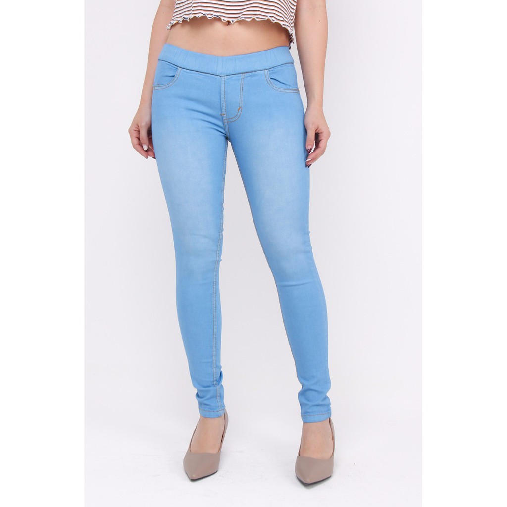 JEGGING WANITA PINGGANG KARET SIZE TERLENGKAP SIZE BANYAK LANGSUNG ORDER NORMAL CUTTING!