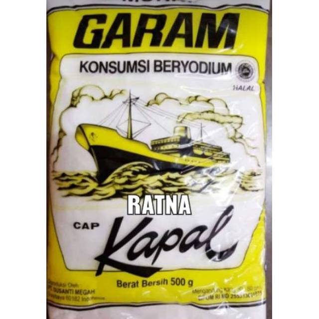 

GARAM cap KAPAL 500gr GARAM DAPUR