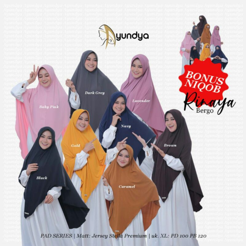 Ayundya Hijab ORIGINAL - Rinaya Bergo