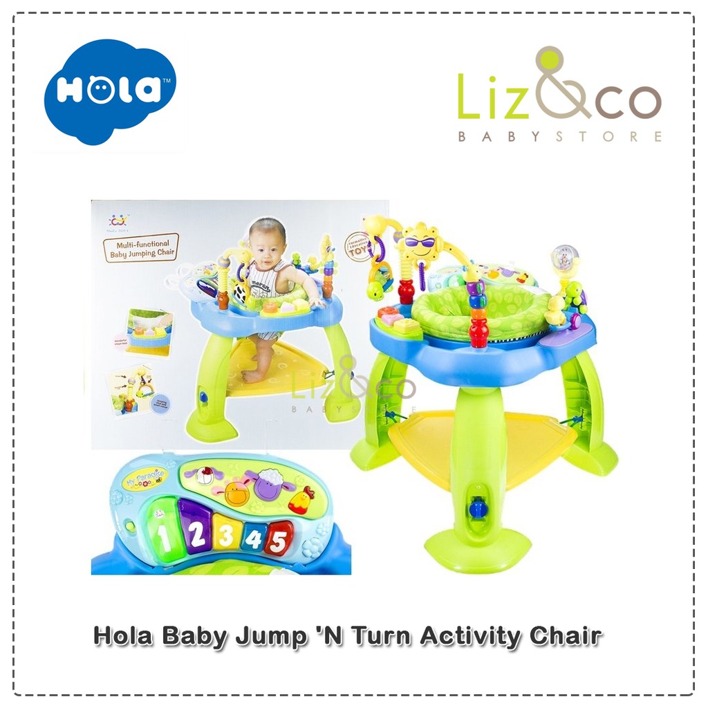 Hola Baby Jump N Turn Activity Chair 696 Shopee Indonesia