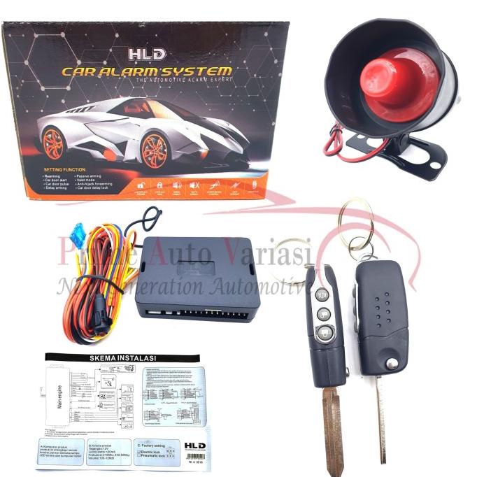 Alarm Mobil Hld Hd6013 - Alarm Kunci Lipat - Alarm Mobil Tuk Tuk