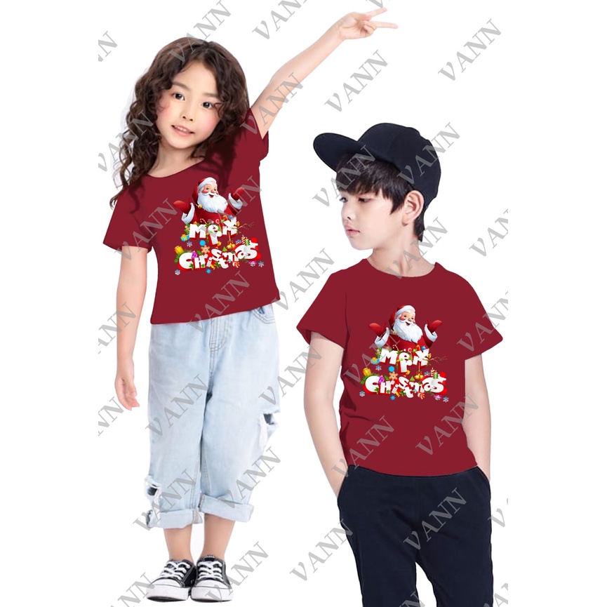 BAJU NATAL /KAOS NATAL ANAK-ANAK/ KAOS NATAL SPESIAL/ KAOS MERRY CHRISTMAS ANAK /PAKAIAN ANAK LAKI-L
