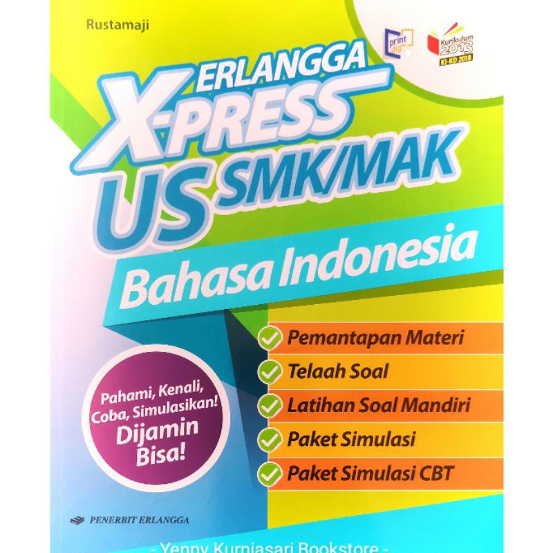 Erlangga X-Press UN SMK/MAK 2021-Bahasa Indo